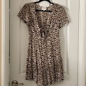 Leopard print dress